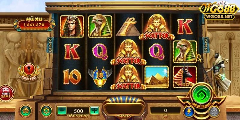 Luật chơi slot game bí mật Cleopatra Go88