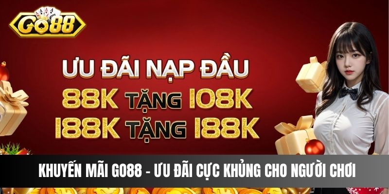 Khuyến mãi Go88 – Ưu đãi cực khủng cho người chơi