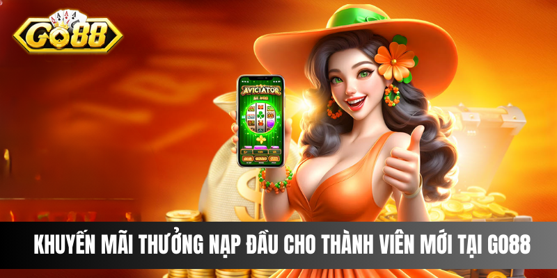 Khuyến mãi thưởng nạp đầu cho thành viên mới tại Go88