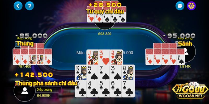 Khám phá sức hấp dẫn của game bài mậu binh Go88