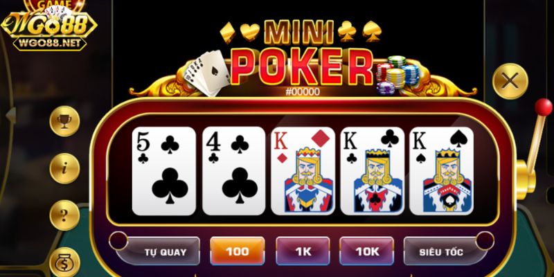 Vài nét giới thiệu về Mini poker Go88 độc đáo