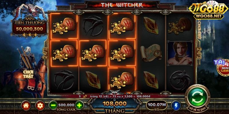 Khám phá siêu phẩm game slot The Witcher Go88