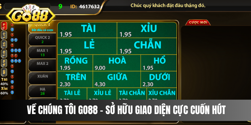 Về chúng tôi Go88 - sở hữu giao diện cực cuốn hút